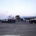 George H. W. Bush, the 41st President of the United States arrives at Ellington Field