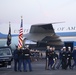 George H. W. Bush, the 41st President of the United States arrives at Ellington Field