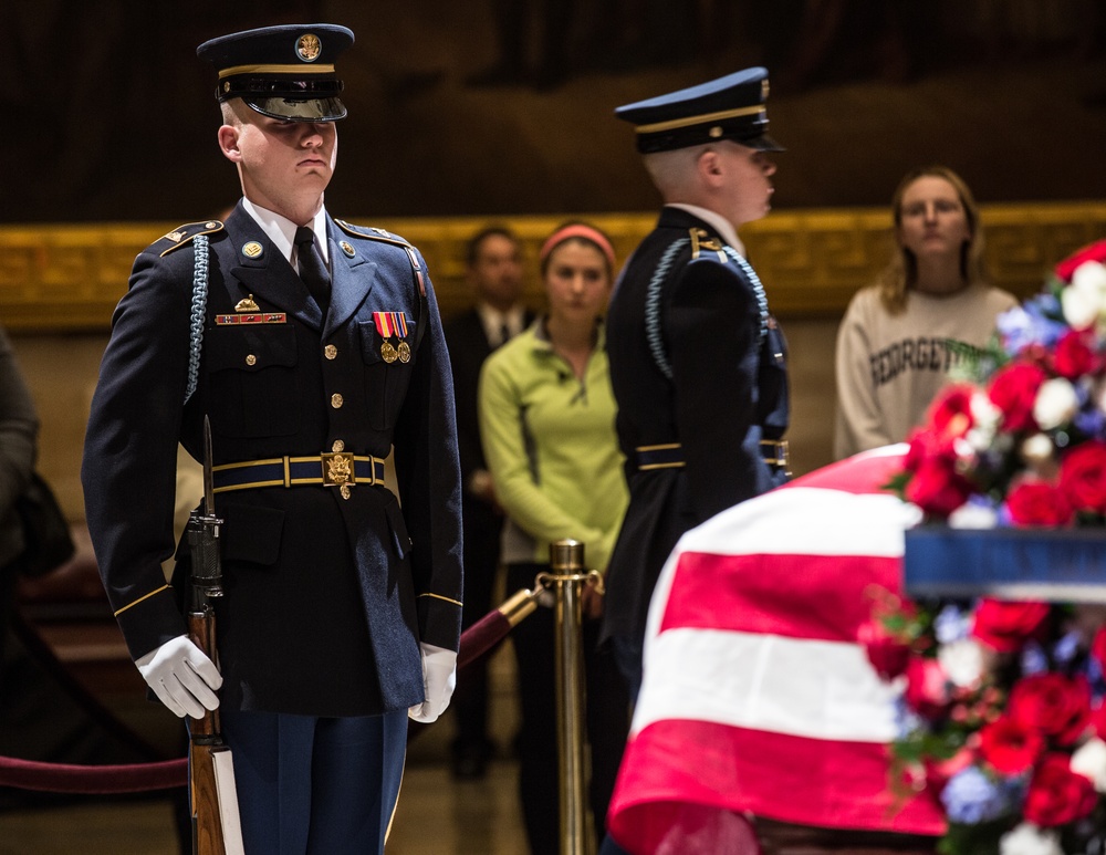 Lying in repose at the U.S. Capitol