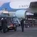 George H. W. Bush, the 41st President of the United States arrives at Ellington Field