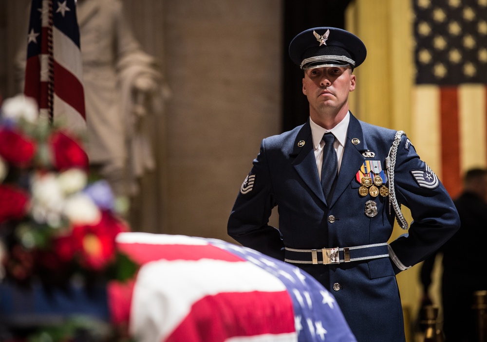 Lying in repose at the U.S. Capitol