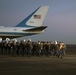 George H. W. Bush, the 41st President of the United States arrives at Ellington Field