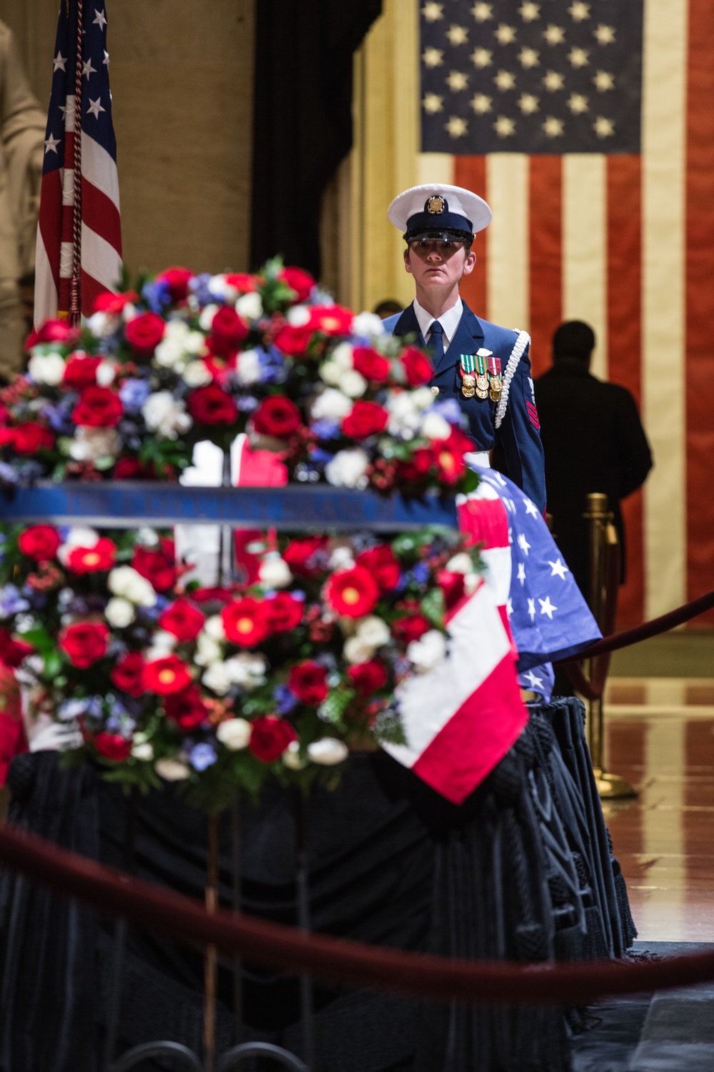 Lying in repose at the U.S. Capitol