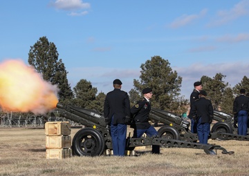 Fort Carson honors former president George H.W. Bush with 21-gun salute