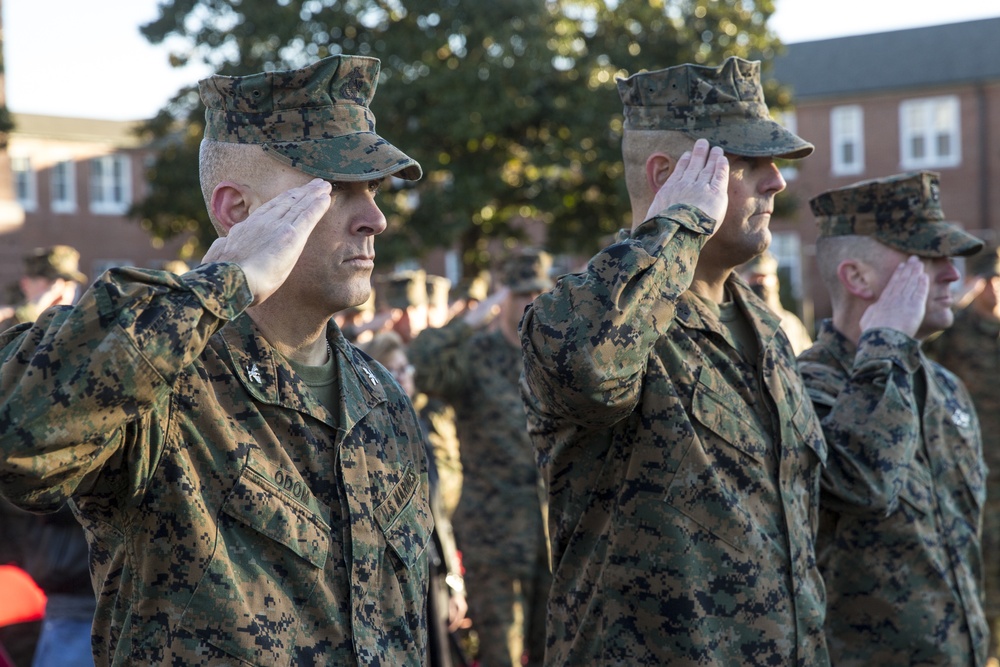 2nd Marine Division Colors &amp; Awards Ceremony