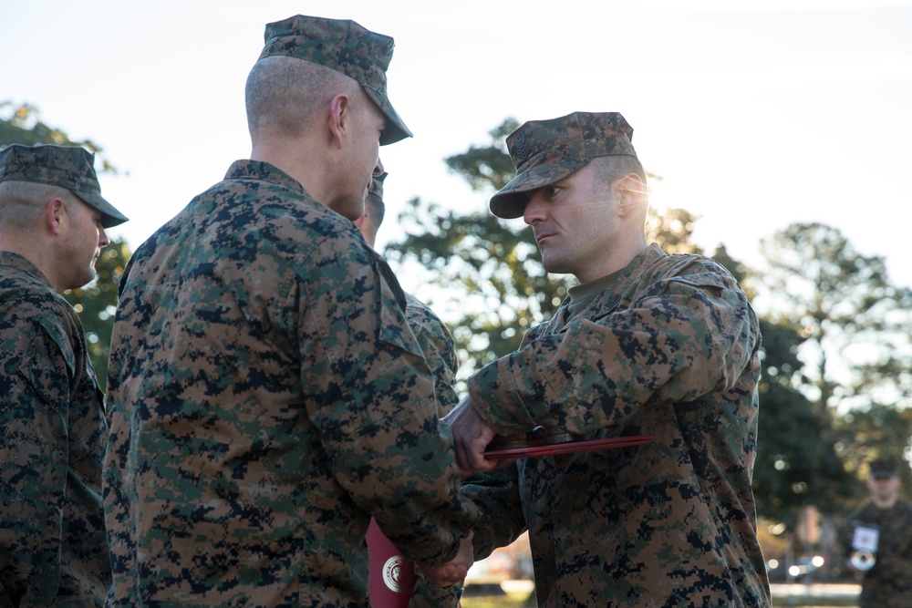 2nd Marine Division Colors &amp; Awards Ceremony