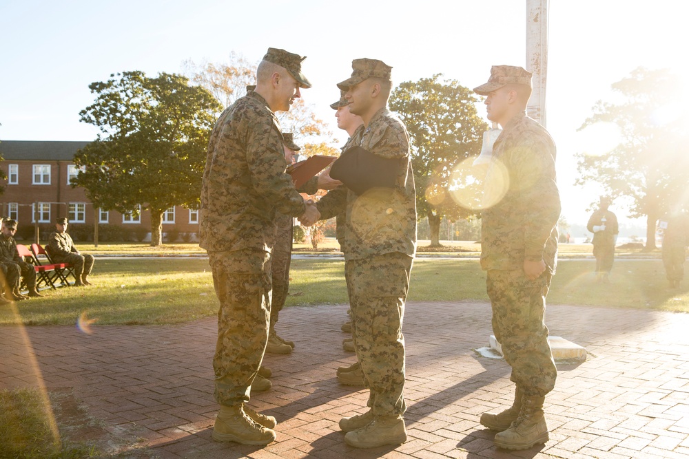 2nd Marine Division Colors &amp; Awards Ceremony