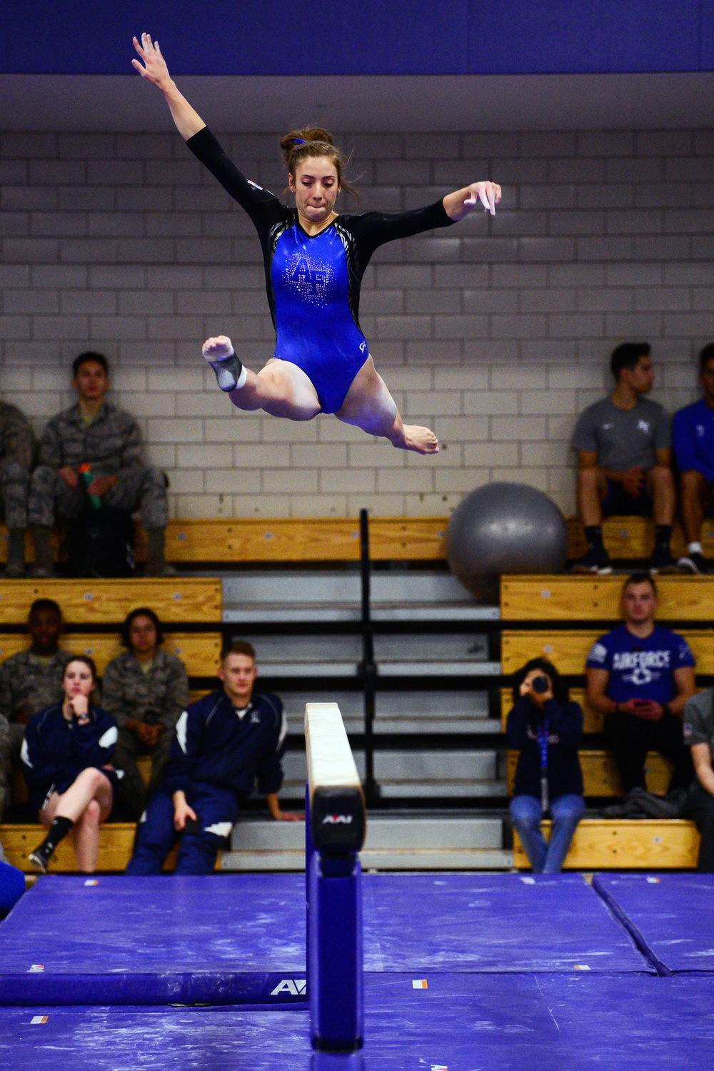 Air Force Women's Gymnastics Blue Silver Meet