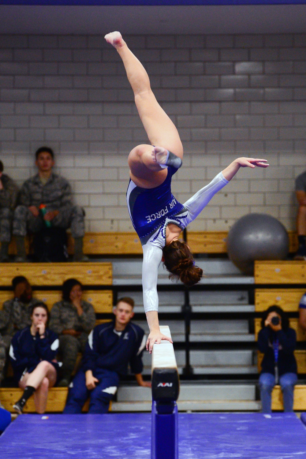 Air Force Women's Gymnastics Blue Silver Meet