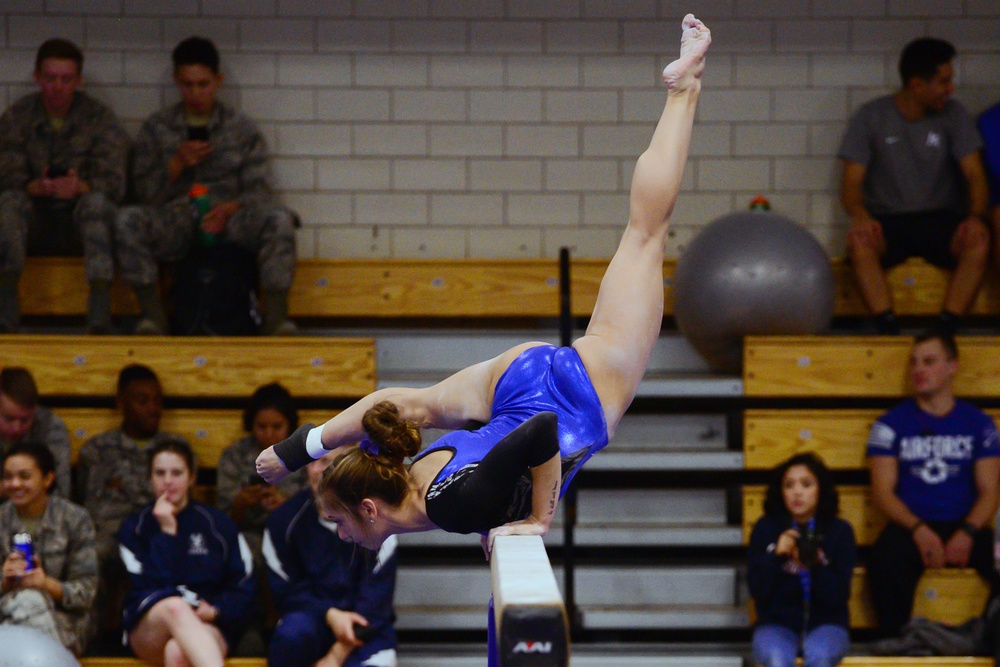 Air Force Women's Gymnastics Blue Silver Meet