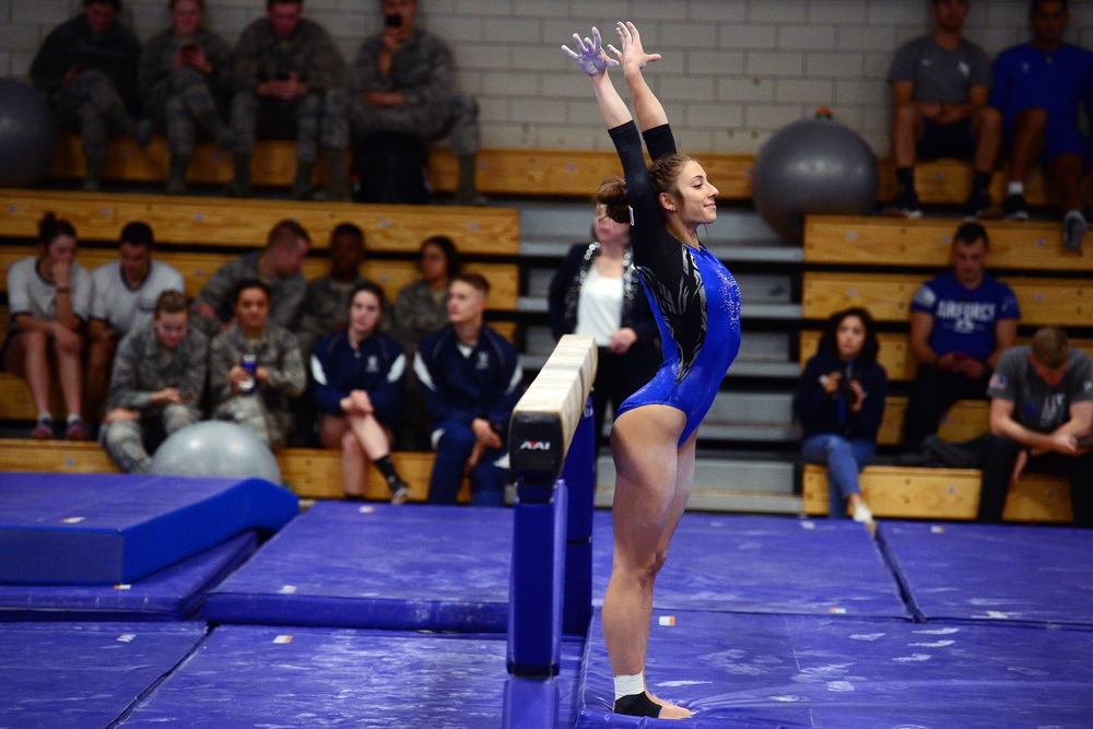 Air Force Women's Gymnastics Blue Silver Meet