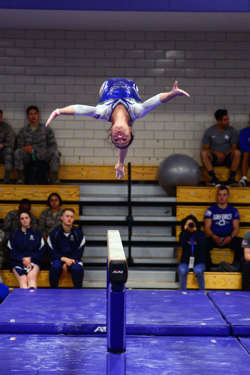 Air Force Women's Gymnastics Blue Silver Meet