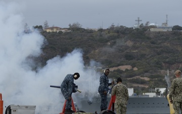 21-Gun Salute in Remembrance of former President George H.W. Bush