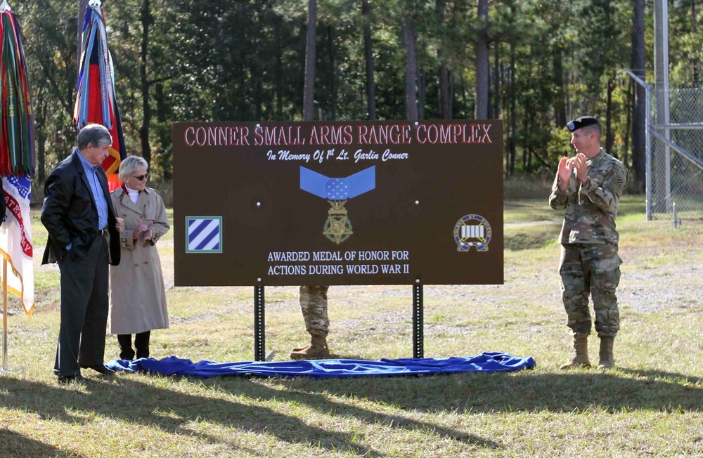 1st Lt. Garlin M. Conner Range Dedication