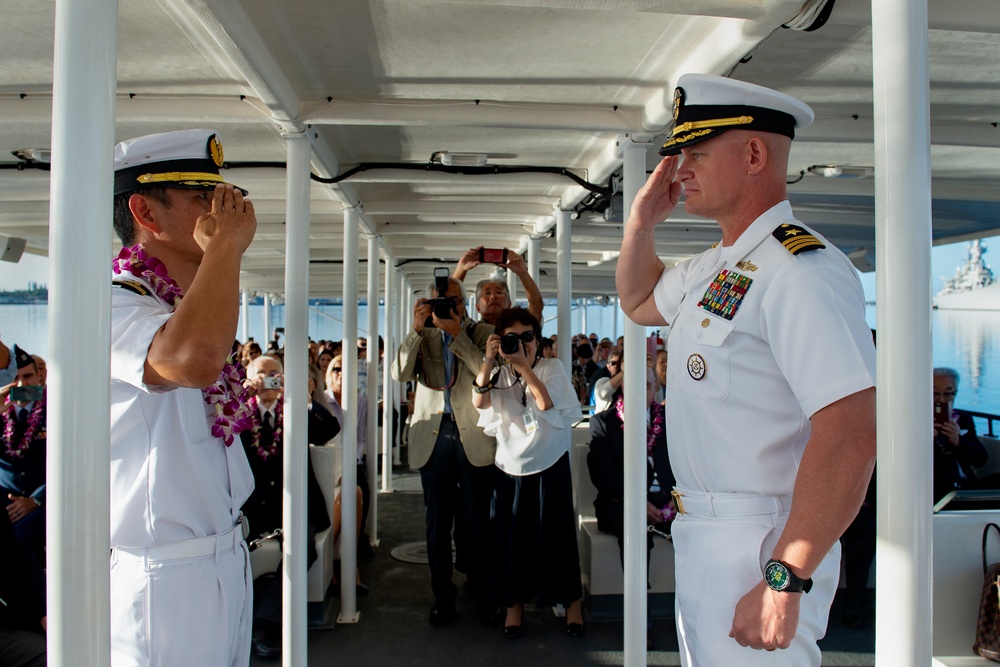 Pearl Harbor Celebrates 'Blackened Canteen' Ceremony