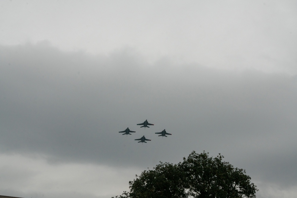 President George H.W. Bush Interment Flyover