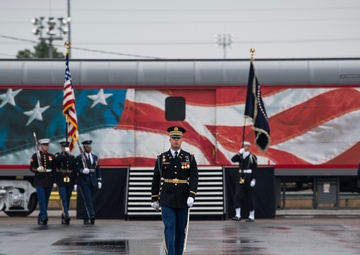 President George H.W. Bush departure ceremony