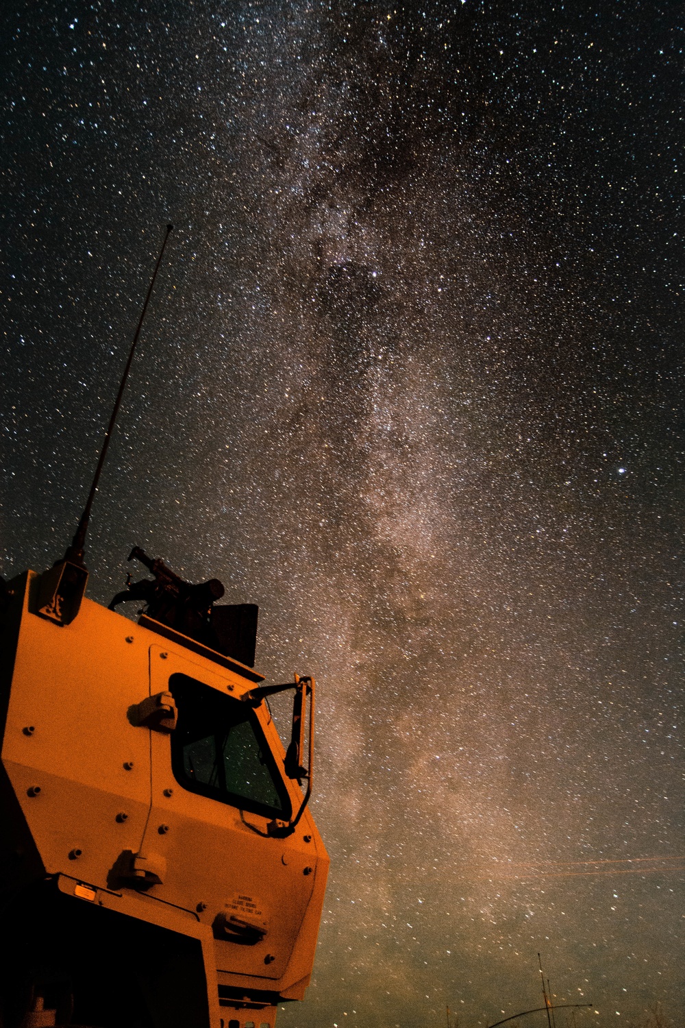Milky Way over an LMTV