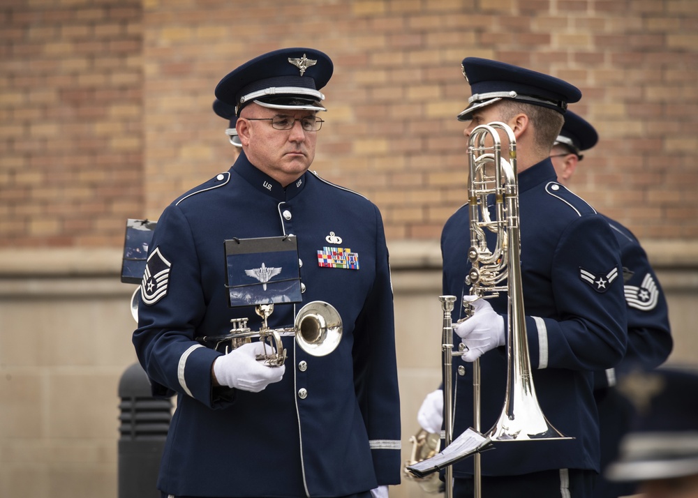 USAF Musicians Assist at Presidential Funeral