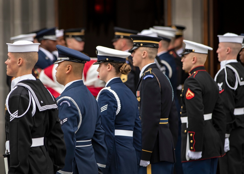Joint Service Honor Guard Pays Respect
