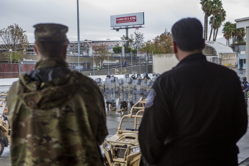 93rd Military Police Battalion demonstrates civil disturbance readiness to command personnel