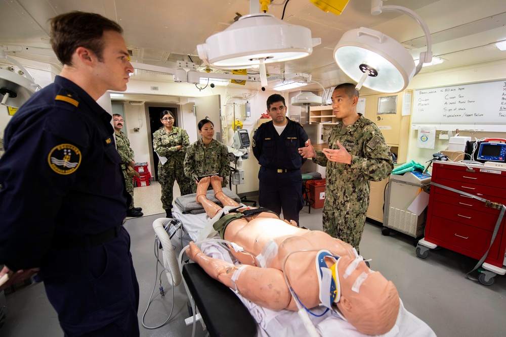 Medical Tour Aboard USS Somerset