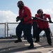 USS Chung-Hoon firefighting training