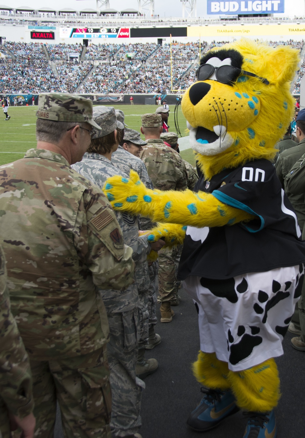 DVIDS Images Airmen join the Jaguars for a Military Appreciation