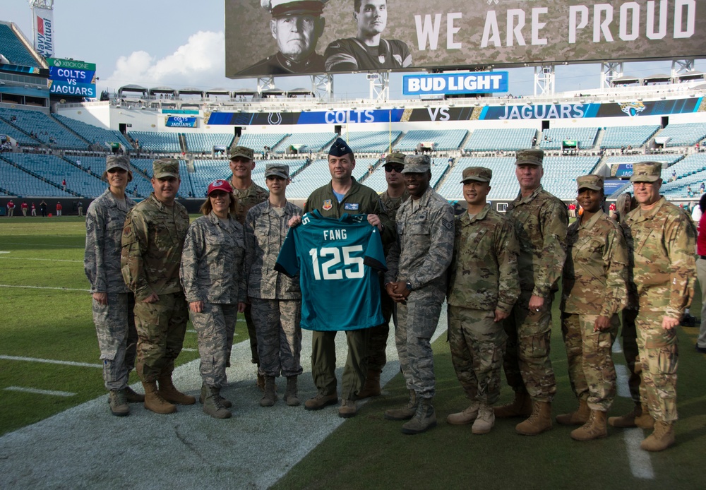 DVIDS Images Airmen join the Jaguars for a Military Appreciation