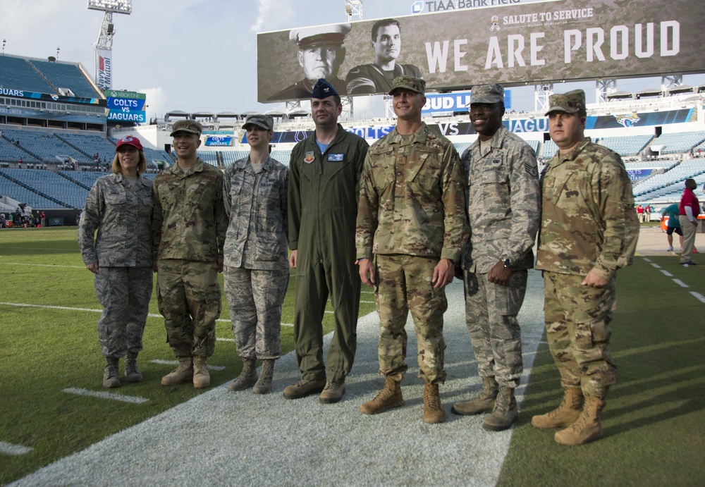 DVIDS Images Airmen join the Jaguars for a Military Appreciation