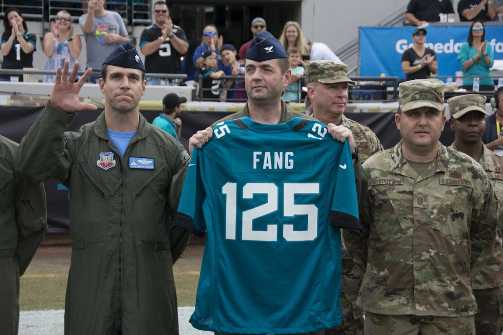 DVIDS Images Airmen join the Jaguars for a Military Appreciation