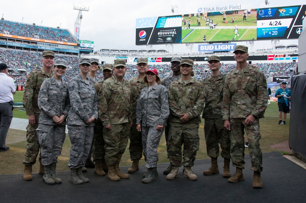 DVIDS Images Airmen join the Jaguars for a Military Appreciation