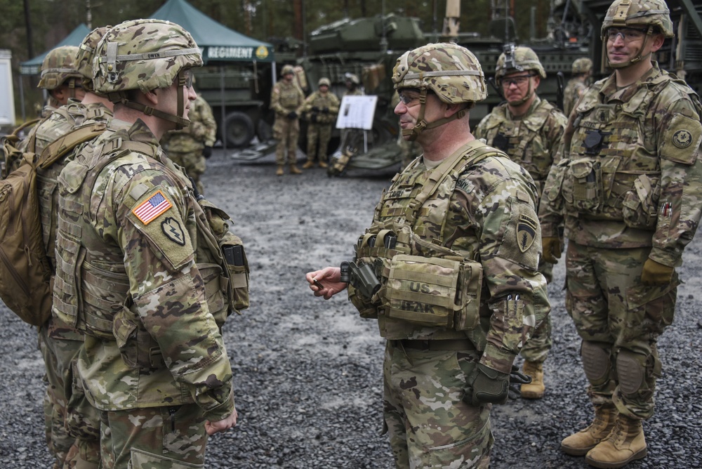 USAREUR CG Lt. Gen. Cavoli visit at 2CR