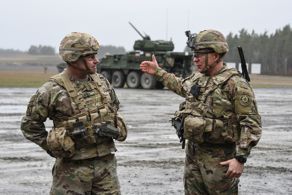 USAREUR CG Lt. Gen. Cavoli visit at 2CR