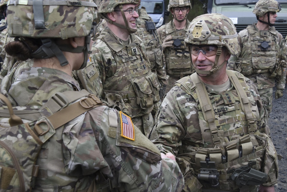USAREUR CG Lt. Gen. Cavoli visit at 2CR