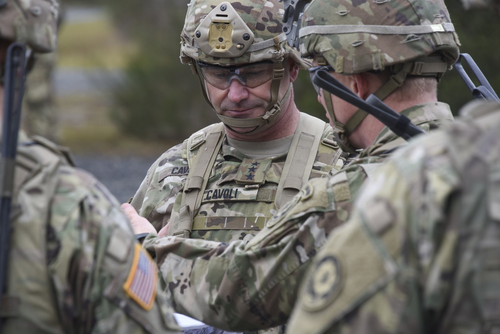 USAREUR CG Lt. Gen. Cavoli visit at 2CR