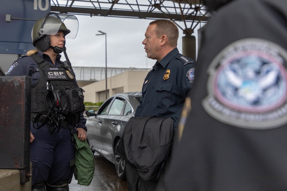 Todd Owen, U.S. Customs and Border Protection Executive Assistant Commissioner of Field Operations, visits the Otay Mesa Port of Entry