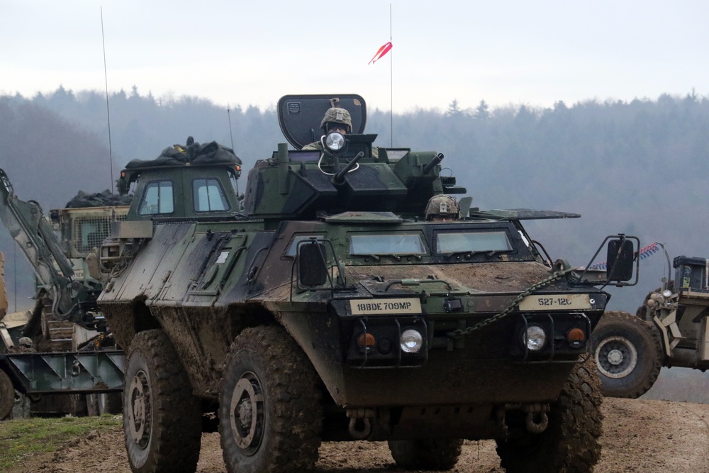 Combined Resolve XI convoy operations