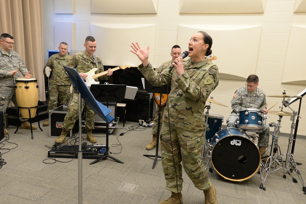 Soldier gains confidence through musical talents
