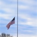 Flag at half-staff to honor former President George H. W. Bush at Fort McCoy