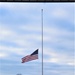 Flag at half-staff to honor former President George H. W. Bush at Fort McCoy