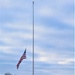 Flag at half-staff to honor former President George H. W. Bush at Fort McCoy