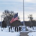 Flag at half-staff to honor former President George H. W. Bush at Fort McCoy