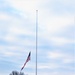 Flag at half-staff to honor former President George H. W. Bush at Fort McCoy