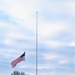 Flag at half-staff to honor former President George H. W. Bush at Fort McCoy