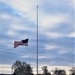 Flag at half-staff to honor former President George H. W. Bush at Fort McCoy
