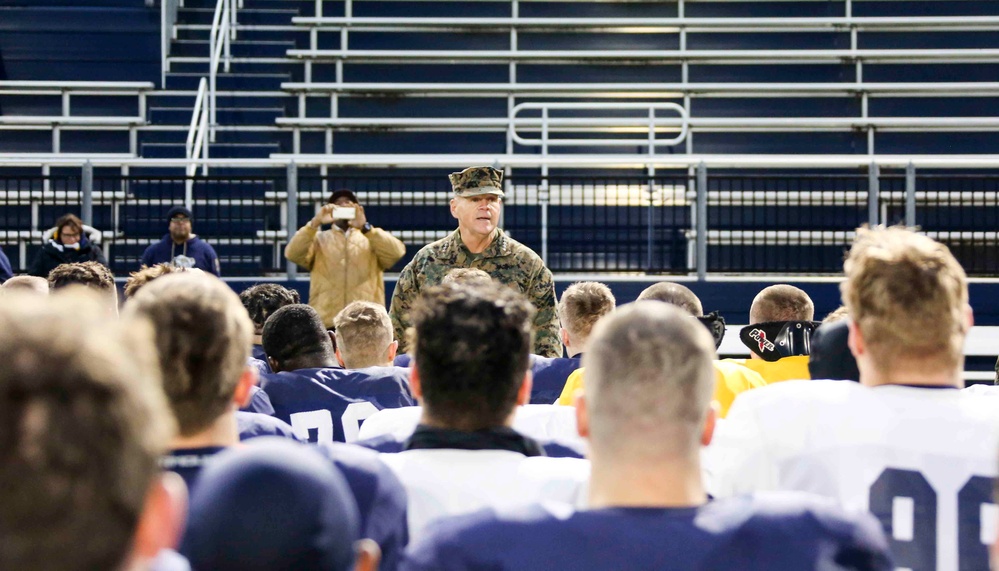 CMC Visits Naval Academy