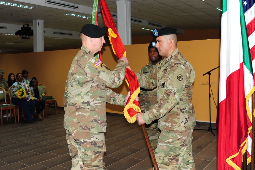839th Transportation Battalion Change of Responsibility Ceremony Msg. Eric L. Bonner