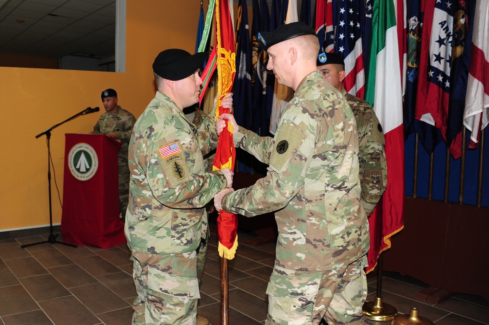 839th Transportation Battalion Change of Responsibility Ceremony Msg. Eric L. Bonner