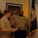 Naval Museum hosts a re-enlistment ceremony